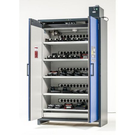 Safety storage cabinets for active and passive charging of the ION-LINE model line